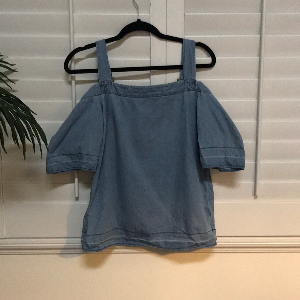 Denim top